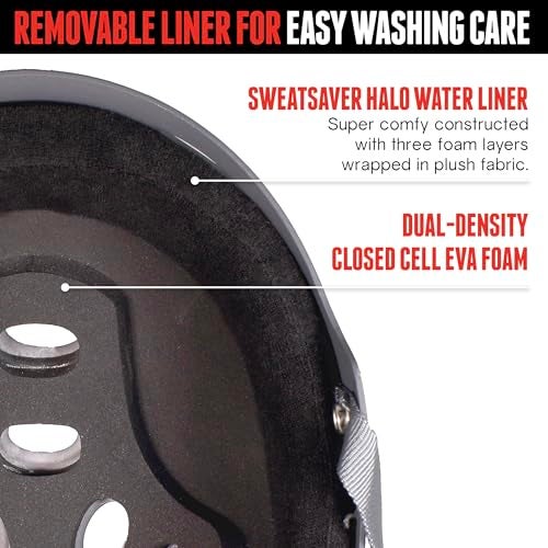 Triple Eight Sweatsaver Gotham Water Helmet – Ideal for Wakeboarding, Waterskiing, Kayaking, and Other Water Sports - Image 2