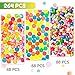 Pllieay 264 Pieces Bouncy Balls in Bulk 3 Style Random Small Rubber Bouncy Balls for Kids Party Favors 20mm078Inch Neon Bouncing Balls for Gift Bag Filling and Vending Machines - Image 4