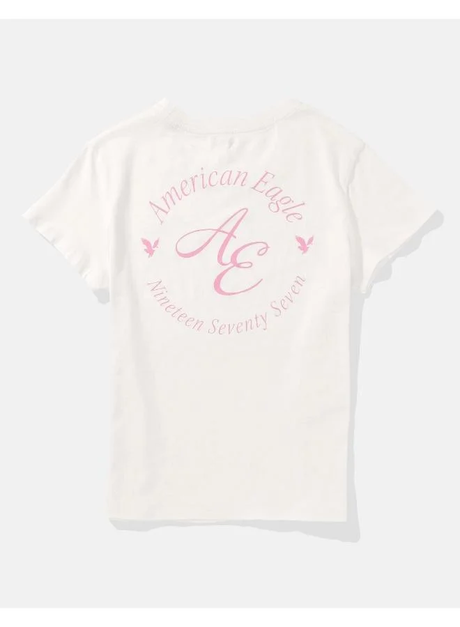 American Eagle Graphic Crew Neck T-Shirt