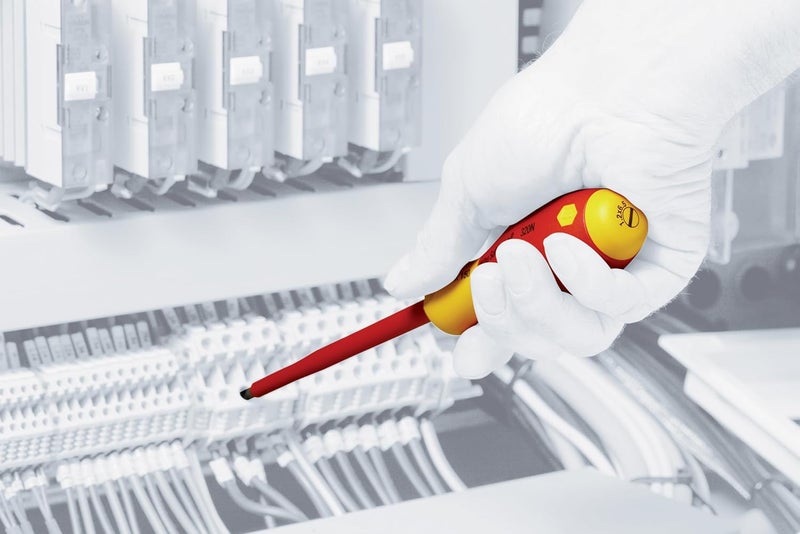 Wiha مجموعة مفكات ويها 32095 المعزولة ذات الشقوق والفيلبس 1000 فولت 19 قطعة - Image 3