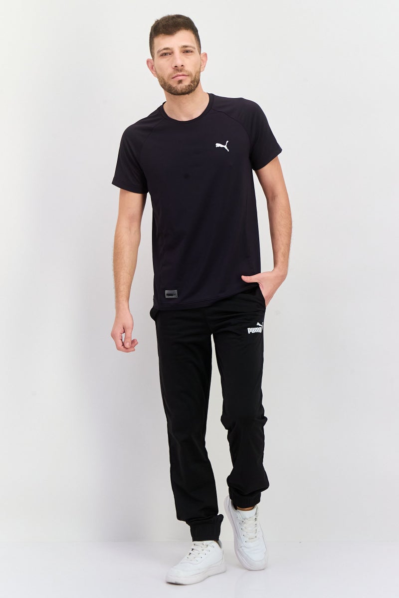 PUMA Men Sportswear Fit Short Sleeves Training T-Shirt, Black - Image 4