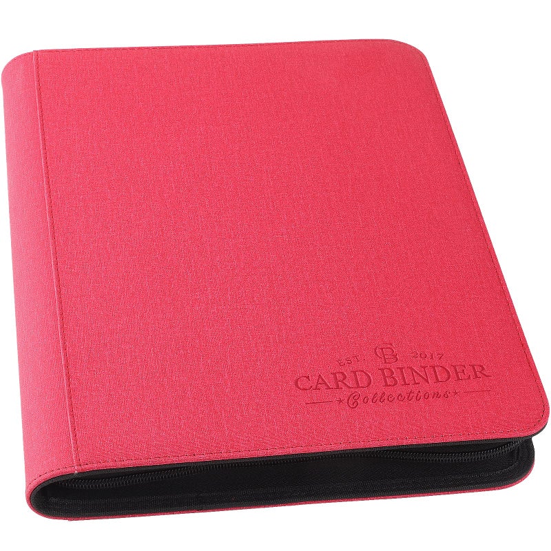 Foalgo Trading Card Binder Card Collection Binder Album Folder with 540 Side Loading Pockets 9 Pocket Trading Card Album Folder for TGCMTG Baseball Cards YugiohRed - Image 2