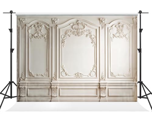 Kate 75ft Retro Indoor Backdrop Photography European Style Gypsum Pattern Background Classic Portrait Background Photography Studio Props Picture Video - Image 1