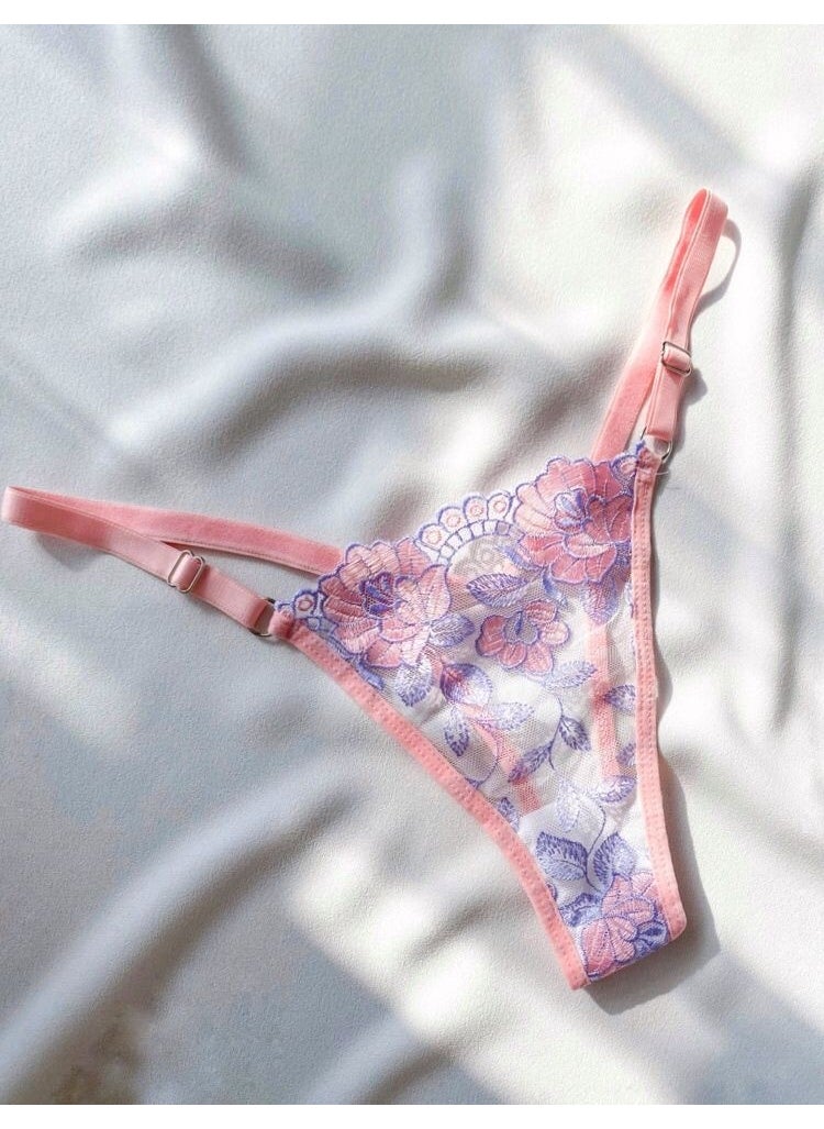 La Linaa Olivia Lilac Powder Women's Bralette Set  - Image 2