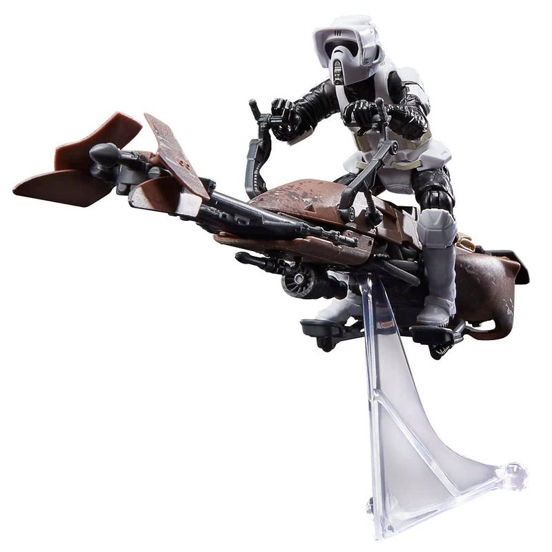STAR WARS STAR WARS The Vintage Collection Speeder Bike, Return of The Jedi 3.75-Inch Collectible Vehicle with Action Figure, Ages 4 and Up  - Image 1