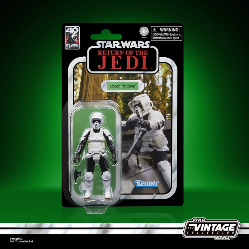 STAR WARS STAR WARS The Vintage Collection Speeder Bike, Return of The Jedi 3.75-Inch Collectible Vehicle with Action Figure, Ages 4 and Up  - Image 3