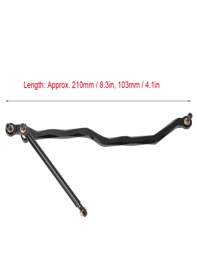 Aluminum Alloy Steering Link Rod for AXIAL RR10 WRAITH 90018 1/10 RC Car - Image 2