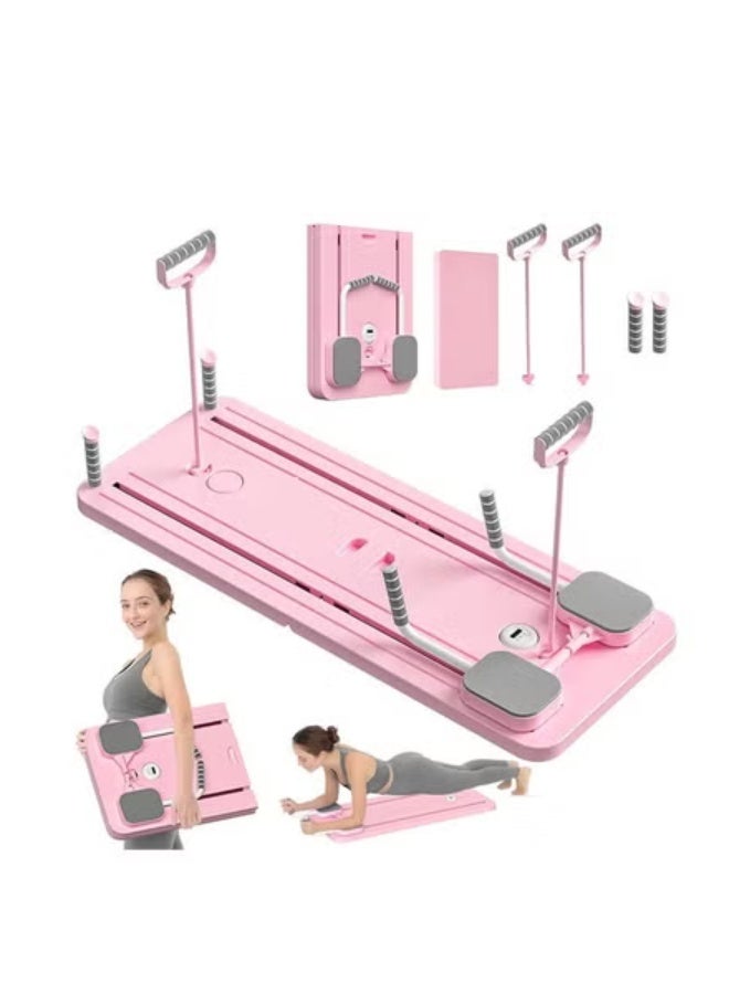 TIGER Multifunctional Sliding Pilates Reformer Board – Ab & Core Workout Trainer with Timer – Home Fitness Exercise Board for Full-Body Strength, Flexibility & Balance Training – Portable Gym Equipment - Image 1