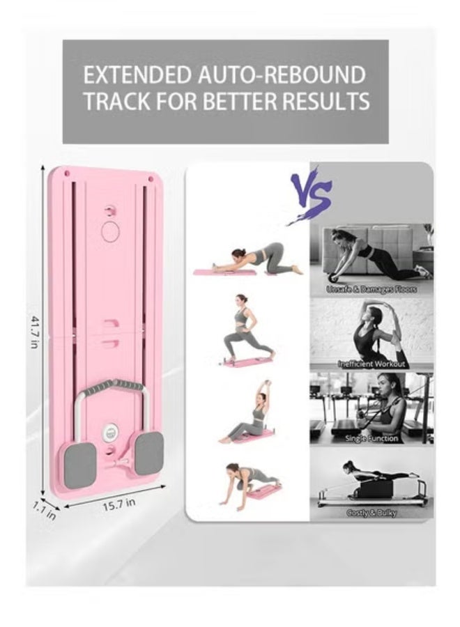 TIGER Multifunctional Sliding Pilates Reformer Board – Ab & Core Workout Trainer with Timer – Home Fitness Exercise Board for Full-Body Strength, Flexibility & Balance Training – Portable Gym Equipment - Image 5