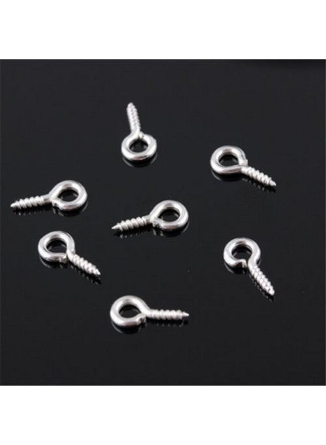 يوتون مجموعة من 500 دبوس حلزوني صغير من S Yueton لصنع المجوهرات، مقاس 104.5 مم/0.390.18 بوصة (فضي) - Image 1