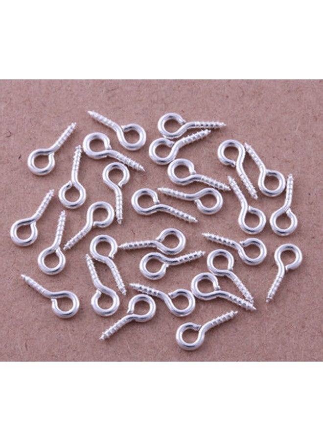 يوتون مجموعة من 500 دبوس حلزوني صغير من S Yueton لصنع المجوهرات، مقاس 104.5 مم/0.390.18 بوصة (فضي) - Image 3