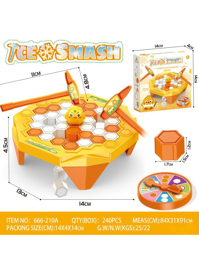 Cross-Border Mini Interactive Tabletop Game Save The Penguins Knock Ice Ice Breaking Toy Educational Children's Board Game Table Gift