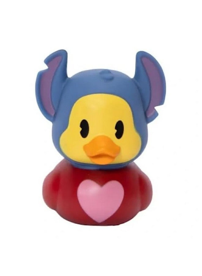 Just Play, Valentines Stitch Duck Bath Toy, 3 Inches