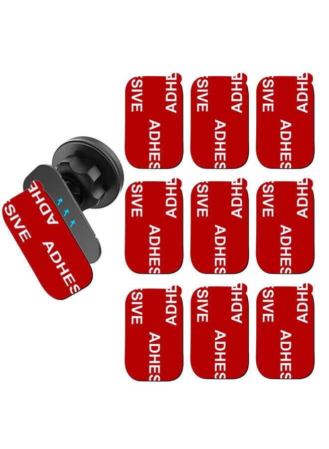 AZXYI Very High Bond Car Adhesive, 9 PCS Dashboard Sticky Adhesive Replacement, Double Sided Sticky Pads Sticker Tapes for Mounting Windshield Dashboard Magnetic Phone Car Mount and Dash Cam - Image 1