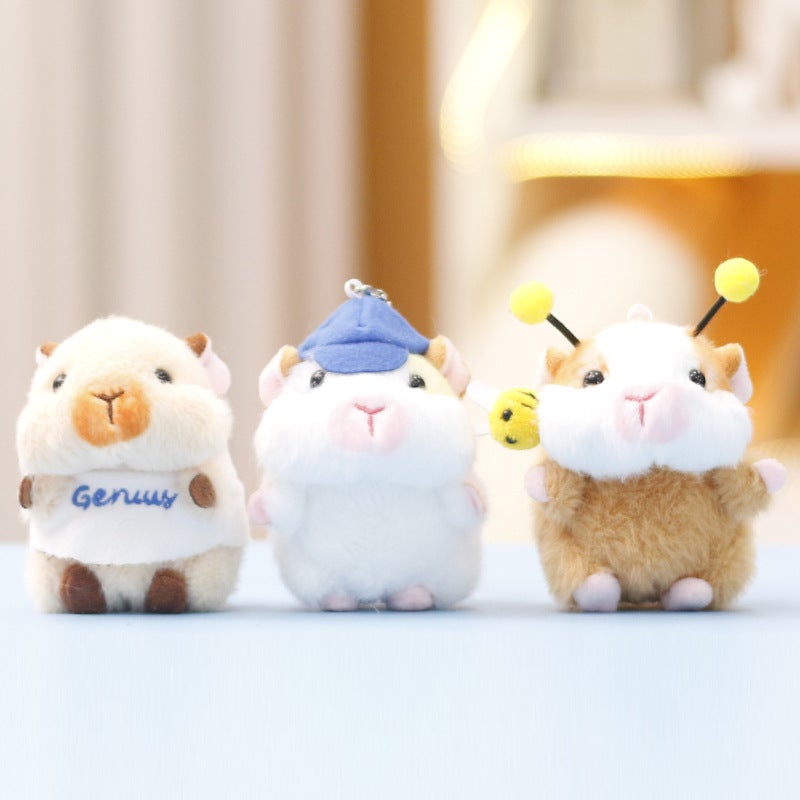 Plush Guinea Pig Toy Cute Stuffed Animal Keychain - Image 1