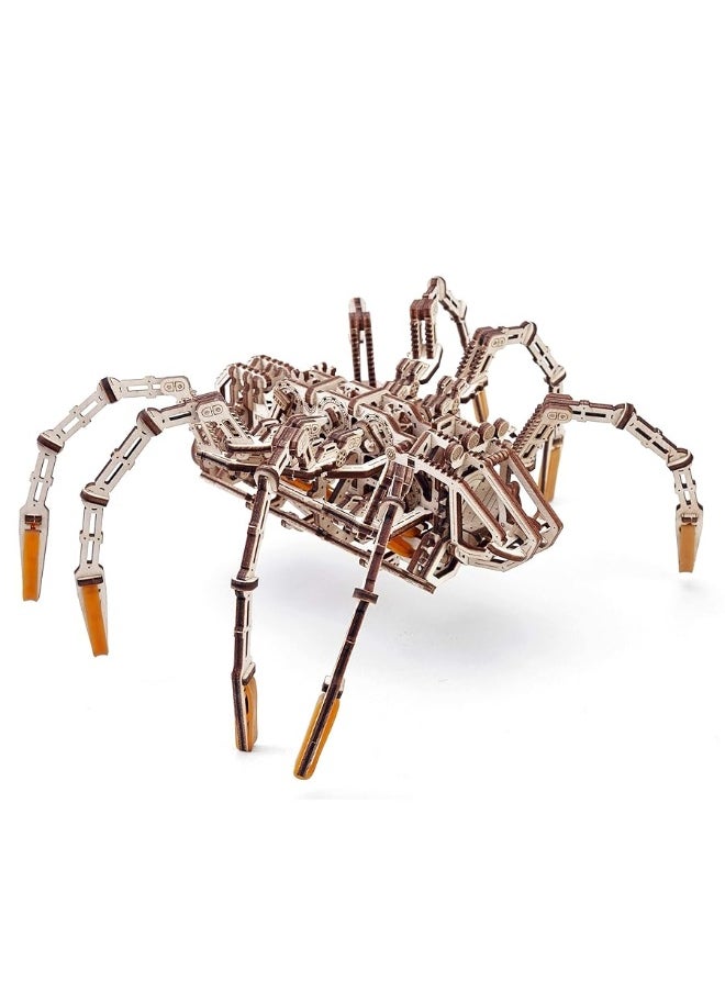 Wood Trick - Wood Trick Mechanical Spider 3D Wooden Puzzle - Runs up to 7 feet - Wooden Model Kit for Adults and Kids to Build - Image 1