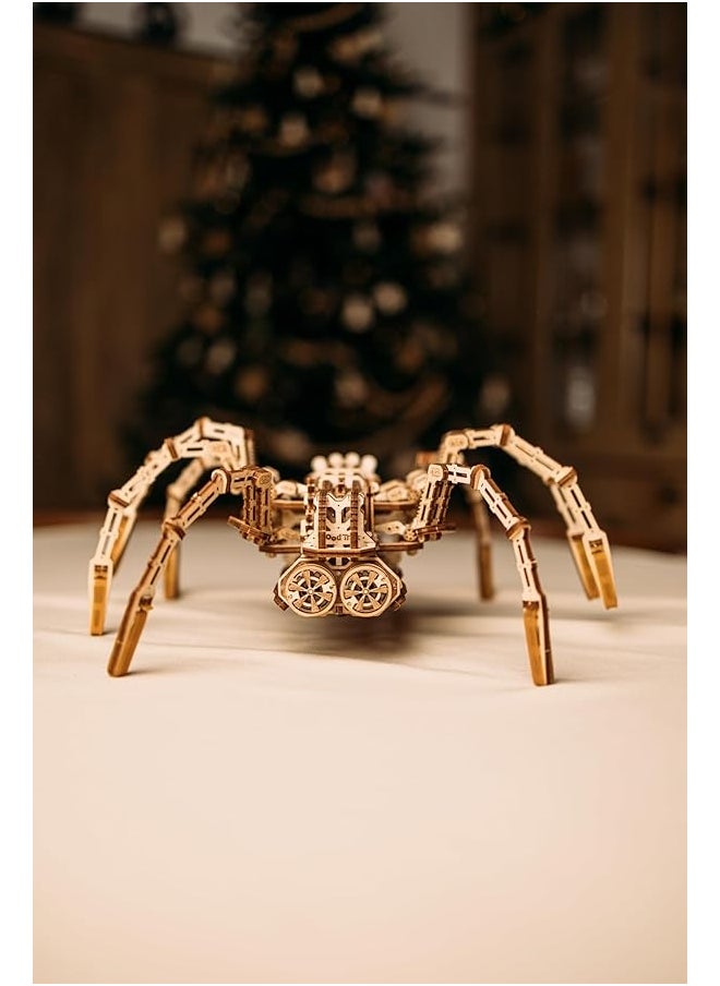 Wood Trick - Wood Trick Mechanical Spider 3D Wooden Puzzle - Runs up to 7 feet - Wooden Model Kit for Adults and Kids to Build - Image 1