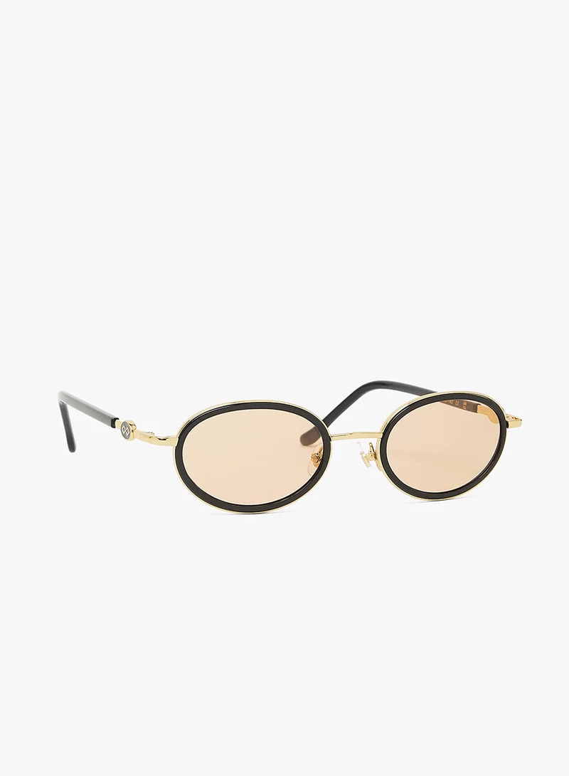 KAREN WAZEN Rea Oval Sunglasses