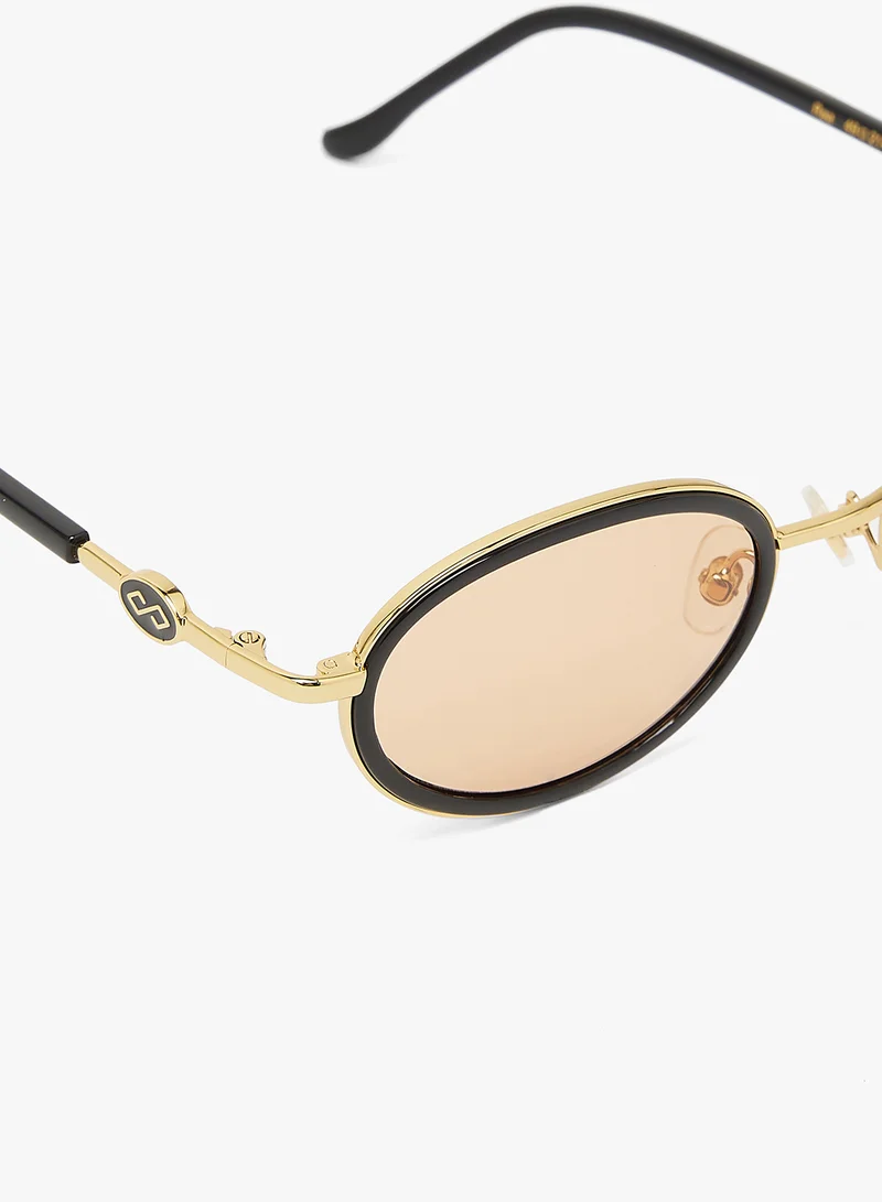 KAREN WAZEN Rea Oval Sunglasses