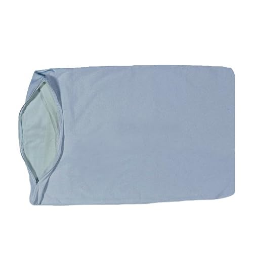 Trance Ultra Soft Terry Waterproof Pillow Protector Cover with Zippered Closure | Dust Mite - Bed Bug Protection | Oil and Water Spill Protection Cover (Standard: 18 x 28 inch - Grey) - Pack of 1 - Image 1