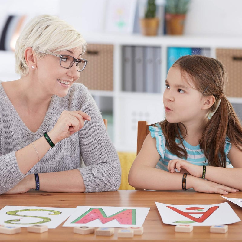 Sumind 60 Pieces Inspirational Rubber Bracelet Motivational Quote Silicone Bracelets 20 Styles Black Stretch Wristbands for Men Women Teens (Dark Colors) - Image 5