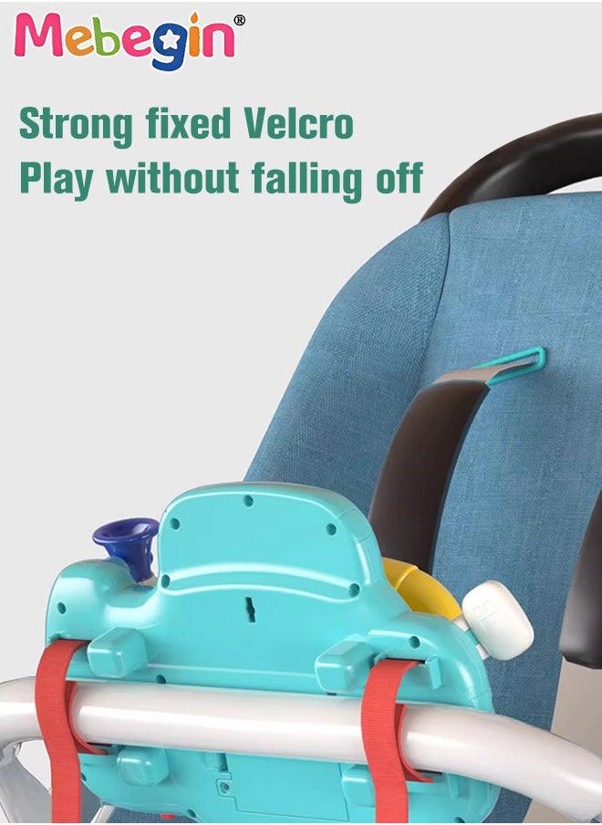 MEBEGIN Steering Wheel Toys with Musical and Light for Toddler Boys Girls, Interactive Learning Baby Car Seat Toys for Infant Preschool Kids  - Image 4