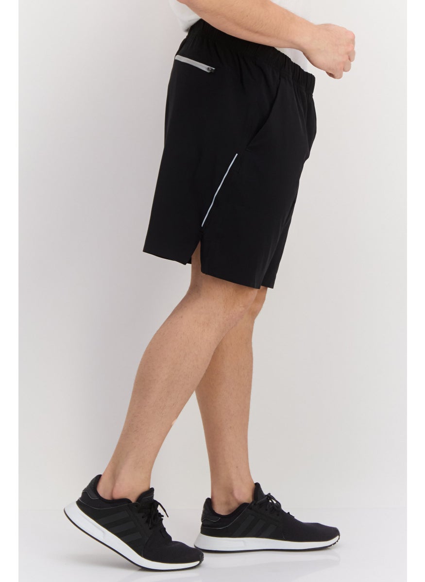 Eddie Bauer - Men Plain Basic Shorts, Black - Image 1