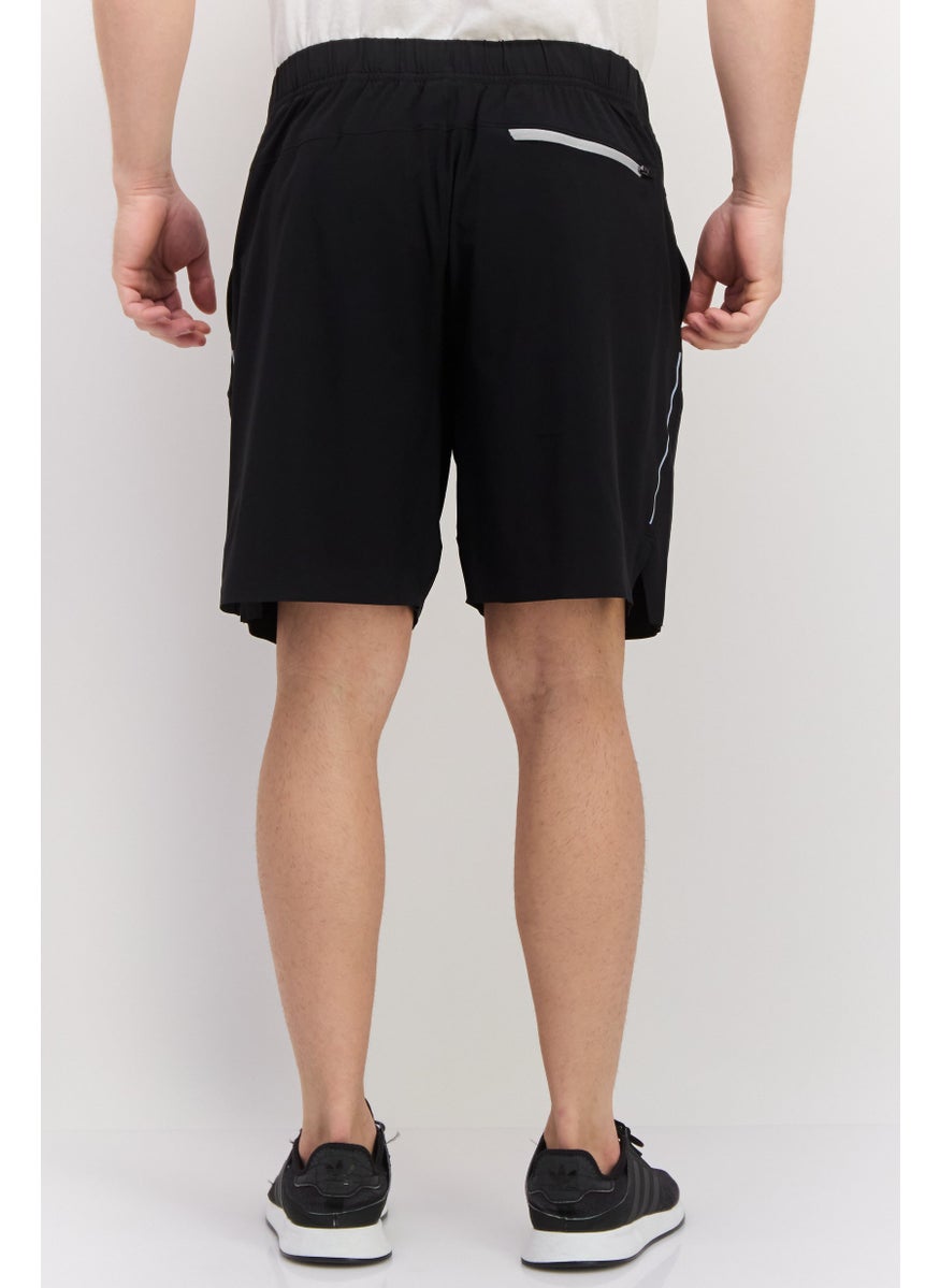 Eddie Bauer - Men Plain Basic Shorts, Black - Image 1
