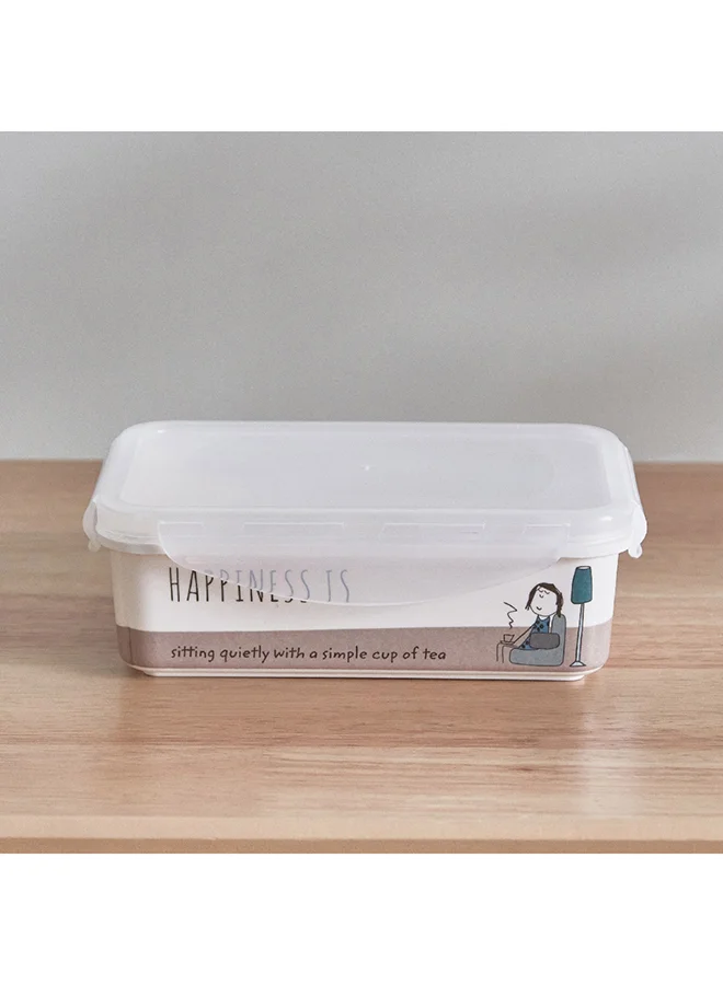 Home Box Happiness Is Lunch Box 17 x 4 x 12 cm