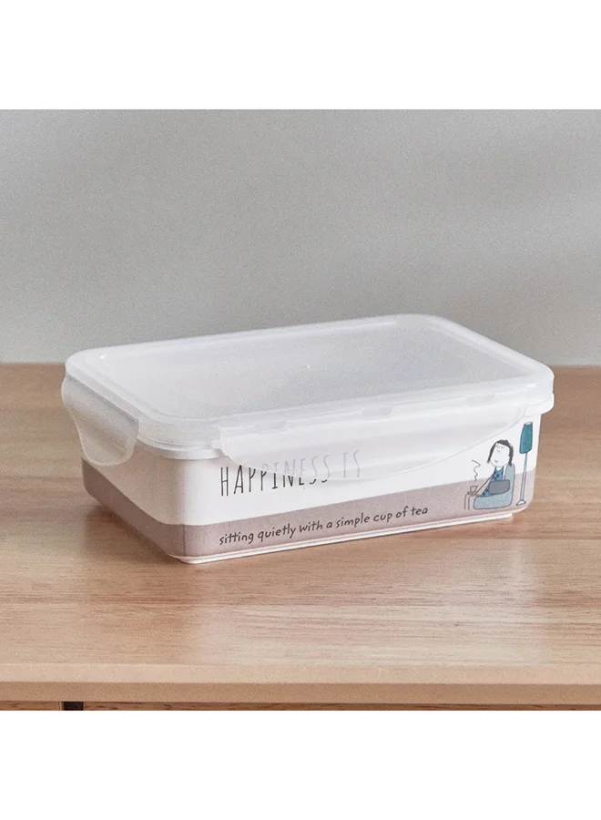 Home Box Happiness Is Lunch Box 17 x 4 x 12 cm