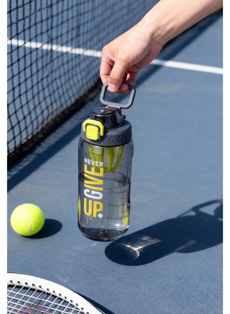هَيْلة 1250ml الرياضة كأس ، كأس من البلاستيك الصيف اللياقة البدنية ، والغذاء الصف ارتفاع درجة الحرارة المقاومة قدرة كبيرة كأس الفضاء - Image 2
