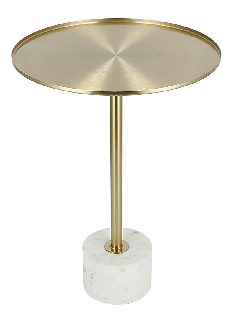طاولة جانبية بقاعدة من الرخام 41*41*58 سم - Image 1