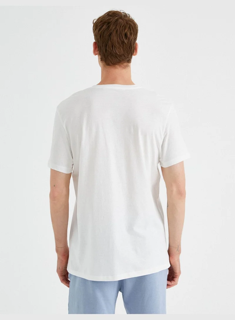 KOTON Printed T-Shirt Cotton