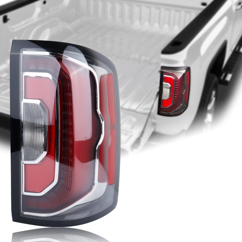 Duolctrams LED Tail Light Rear Lamp Assembly Compatible with 20162018 GMC Sierra 1500GMC Sierra 1500 Denali Right Passenger Side 84233588 84365931 GM2801295