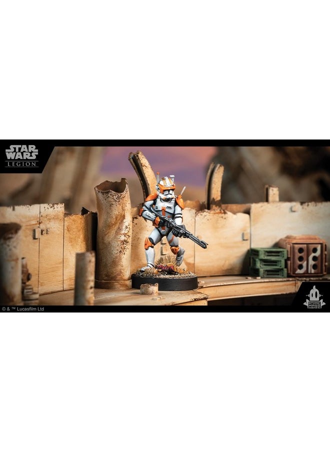 Atomic Mass Games - Star Wars: Legion Clone Commander Cody Commander Expansion - Tabletop Miniatures Game, Strategy Game For Kids And Adults, Ages 14+, 2 Players, 3 Hour Playtime, Made - Image 1