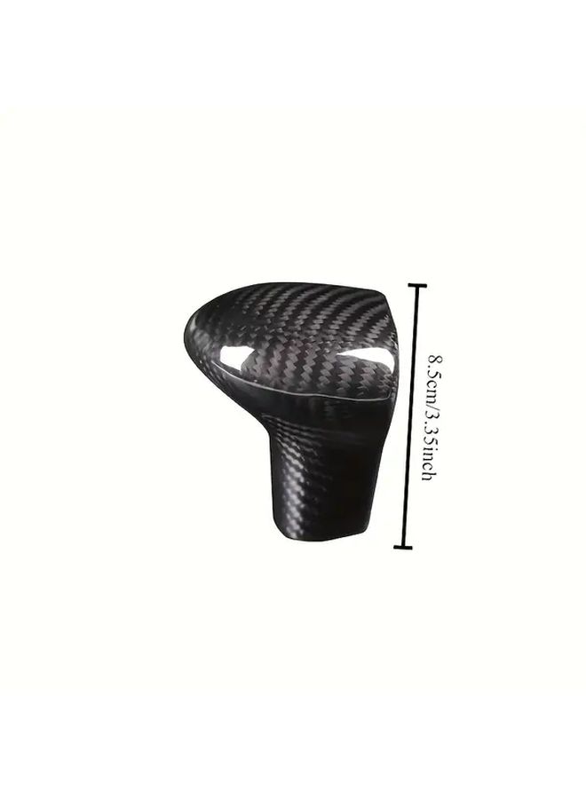 غطية مقبض ناقل الحركة من ألياف الكربون من النوع C لأودي A6L وA7 وA8L وQ7 وQ8 2020-2024 - Image 2