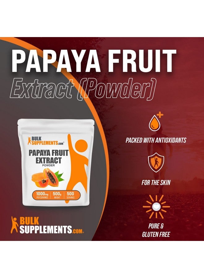 BULKSUPPLEMENTS.COM Papaya Extract Powder Carica Papaya Papaya Extract Papaya Powder Papaya Enzymes Powder 1000Mg Of Papaya Fruit Extract Per Serving 500 Grams 11 Lbs - Image 3