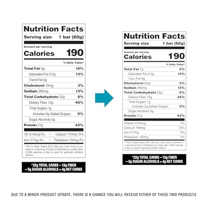 Quest Nutrition Cookies & Cream Protein Bars, 21g Protein, 4g Net Carbs, 1g Sugar, High Fiber, Gluten Free, Keto Friendly, 4 Count - Image 2