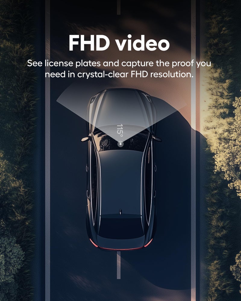 Nexar Beam GPS Dash Cam - 1 Year Nexar App Subscription Included - Unlimited Cloud Storage, Drive Recordings, Parking Mode, Night Vision, All Inside The Nexar App - WiFi HD Front Dash Cam (64 GB SD) - Image 5