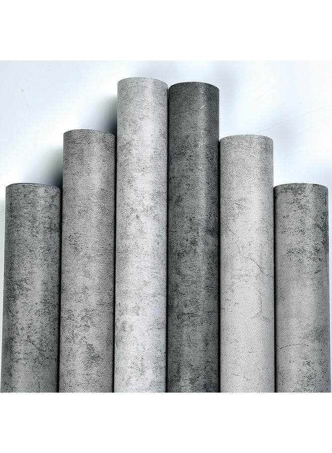 Bluejw Vintage Cement Gray Wallpaper Self-adhesive Waterproof Industrial Wind Self-adhesive Stickers Hotel Clothing Store Coffee Shop Wallpaper Self-adhesive - Image 2