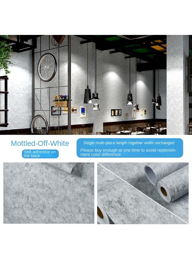 Bluejw Vintage Cement Gray Wallpaper Self-adhesive Waterproof Industrial Wind Self-adhesive Stickers Hotel Clothing Store Coffee Shop Wallpaper Self-adhesive - Image 1