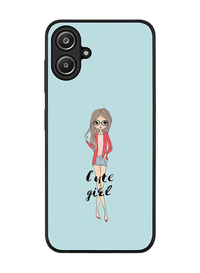 Stylizedd For Samsung Galaxy A06 Case,Slim fit Camera Protection, Shockproof Thin Phone cover - Dreamer Cute Girl - Image 1