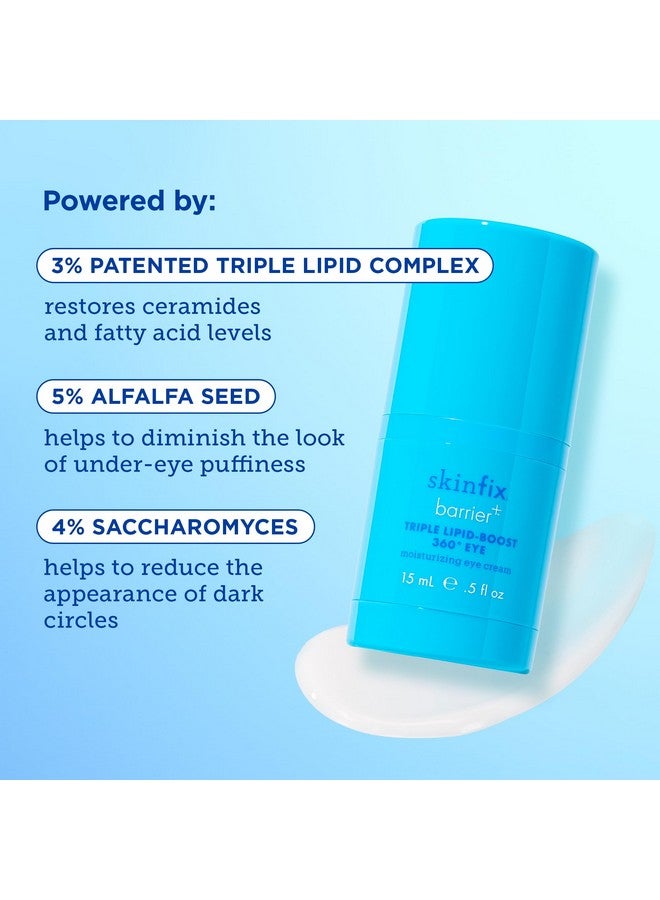 Skinfix Skinfix Barrier+ Triple Lipid-Boost 360° Eye Cream: Targets Dark Circles, Puffiness, and Fine Lines Around Eyes and Lids, Clinically Proven to Brighten and Refresh Eyes, 0.5 oz  - Image 3