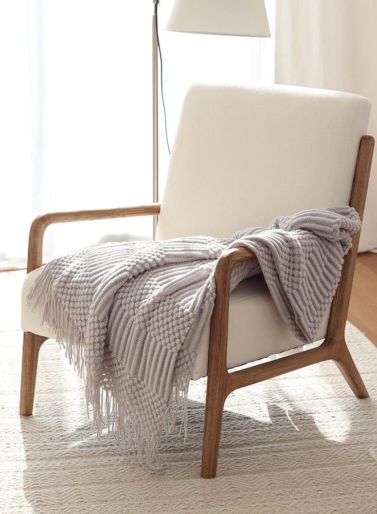 Loquat Faux Fur Throw Blanket 130CMX230CM,extured Bubble Plush Blanket Soft Warm Fuzzy Cozy Thick Bed Blanket for Couch Chair Sofa Gift Home Décor - Image 3