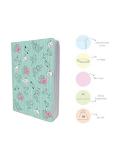 FACTOR NOTES Notebooks : A5, 100 GSM, Plain Journal Diary (The Pastel Mint Roses) - pzsku/Z3787951EDE139326F309Z/45/_/1737806337/9f7326b4-2b81-4a86-8fb4-781fdb31db4d