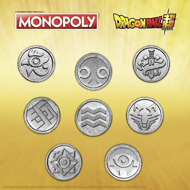 USAopoly Monopoly Dragon Ball Super | Recruit Legendary Warriors Goku, Vegeta and Gohan | Official Dragon Ball Z Anime Series Merchandise | Themed Monopoly Game - Image 3