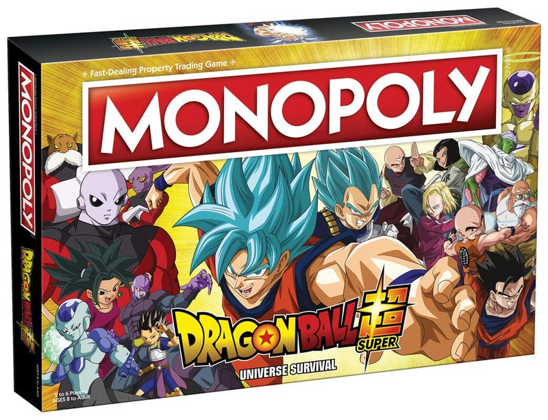 USAopoly Monopoly Dragon Ball Super | Recruit Legendary Warriors Goku, Vegeta and Gohan | Official Dragon Ball Z Anime Series Merchandise | Themed Monopoly Game - Image 1