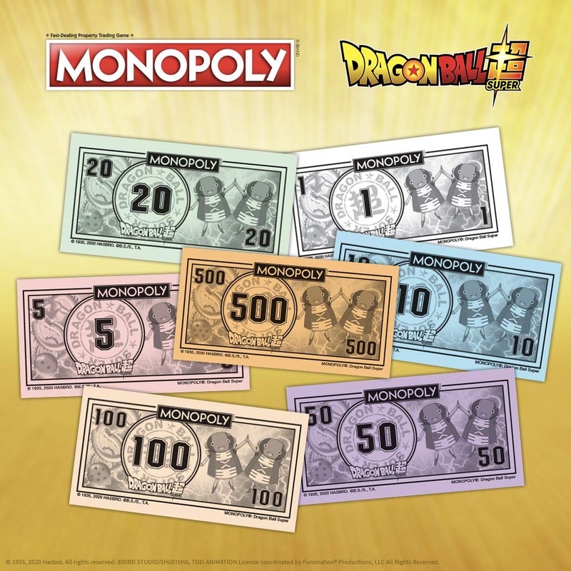 USAopoly Monopoly Dragon Ball Super | Recruit Legendary Warriors Goku, Vegeta and Gohan | Official Dragon Ball Z Anime Series Merchandise | Themed Monopoly Game - Image 4