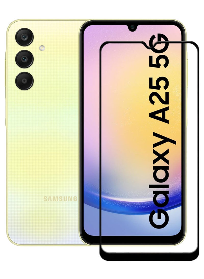 ACLIX Antistatic ESD Dustproof Premium Quality High Definition Tempered Glass Screen Protector Designed For Samsung Galaxy A25 - Image 1