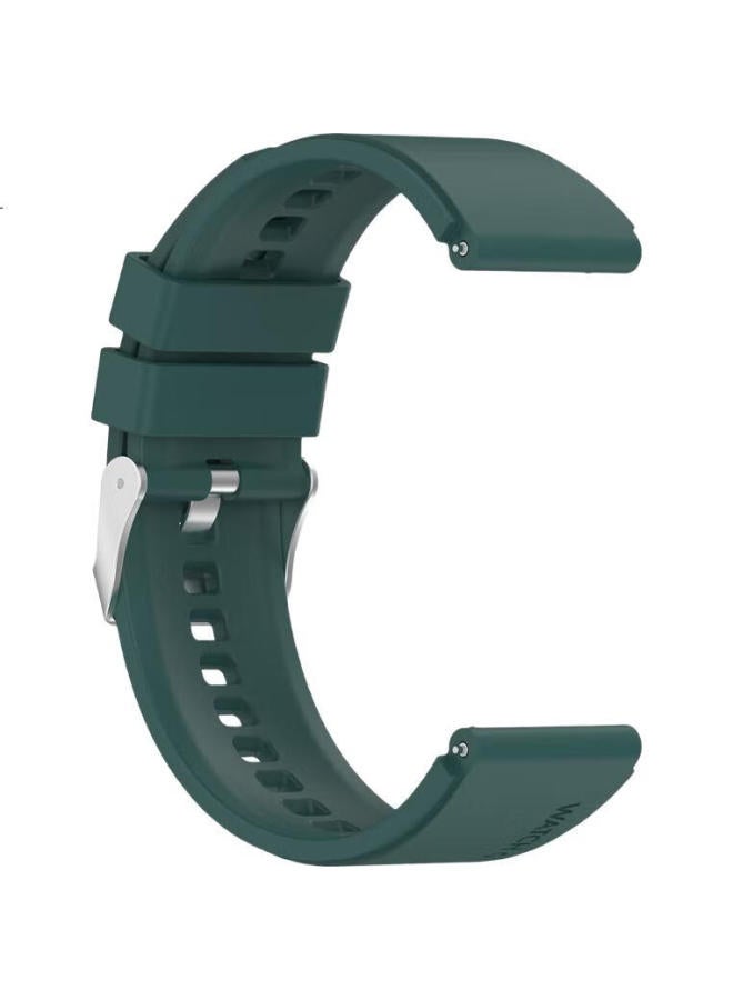 KMaxAI Compatible With Honor Watch 4 Pro Silicone Strap, Suitable For Gs 4/3I/Pro, Fresh Watch Band, Magicwatch2 46Mm/Dream, Sports Replacement Wristband, Dark Green - Image 2